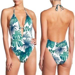 Bikini Lab Womens Tropical One Piece Swimsuit